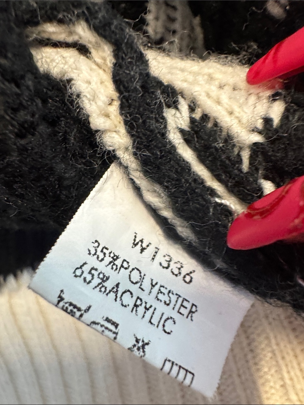 36 Point 5 Black & Cream Leopard-Print Open Cardigan N0689 - Picture 4 of 7